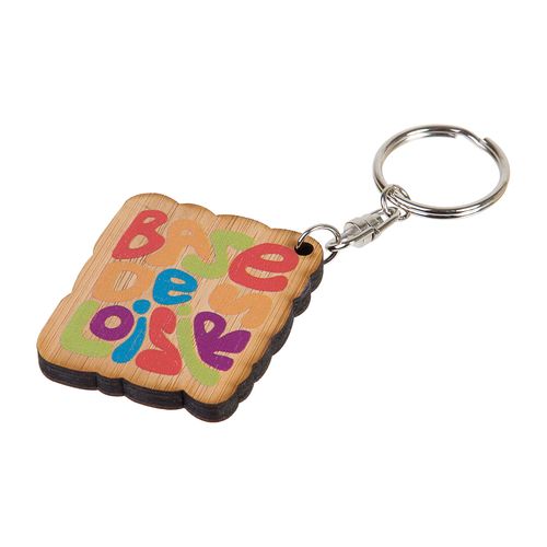 PORTE-CLES BAMBOU STD <24CM² - 7