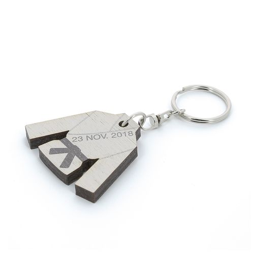 PORTE-CLES BAMBOU STD <24CM² - 15