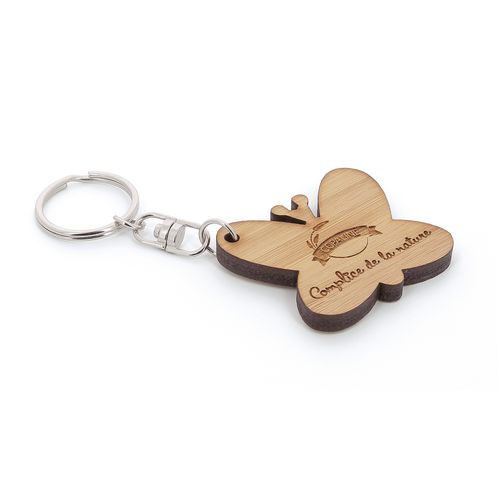 PORTE-CLES BAMBOU STD <24CM² - 16