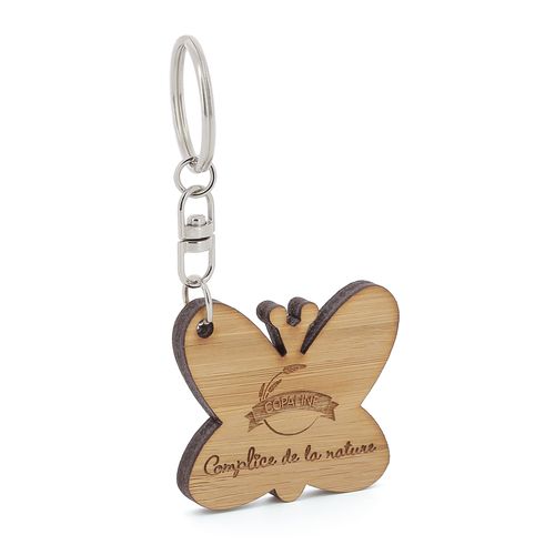 PORTE-CLES BAMBOU STD <24CM² - 17