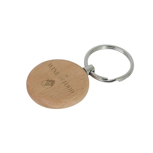 PORTE-CLES BOIS ROND - 3