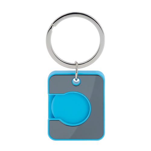 PORTE-CLES JETON ANTHRACITE - 2