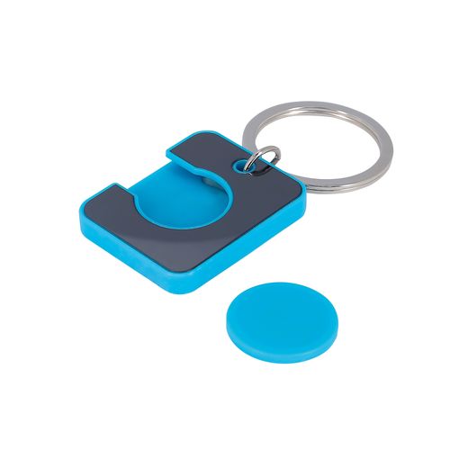 PORTE-CLES JETON ANTHRACITE - 5