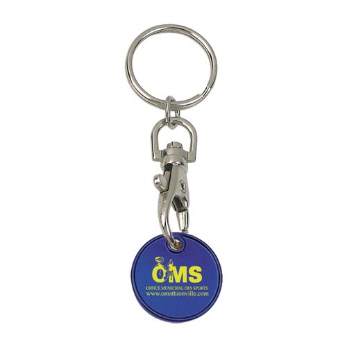 PORTE-CLES JETON ALU - 2