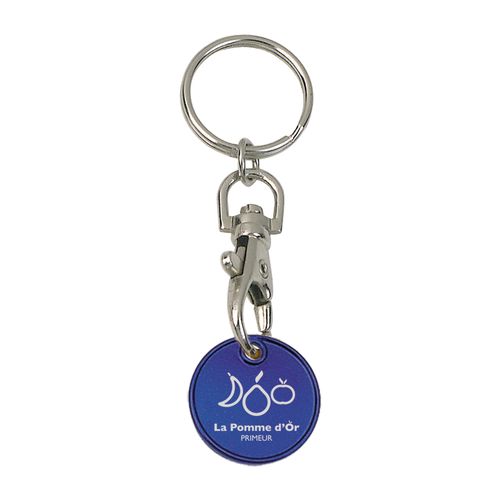 PORTE-CLES JETON ALU - 3