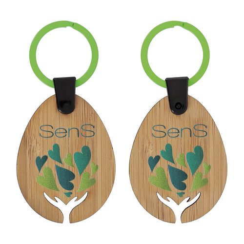 PORTE-CLES BAMBOU PERS. <24CM² - 3