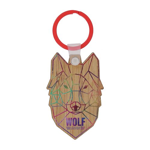 PORTE-CLES BAMBOU PERS. <24CM² - 7