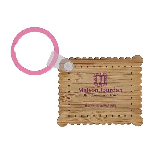 PORTE-CLES BAMBOU PERS. <24CM² - 8