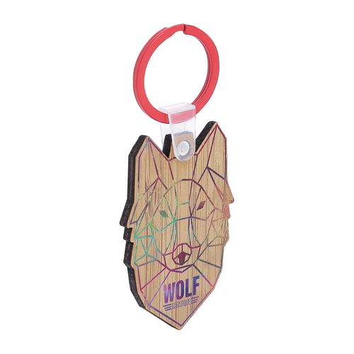 PORTE-CLES BAMBOU PERS. <24CM² - 16