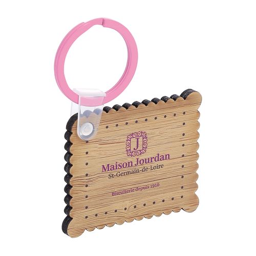 PORTE-CLES BAMBOU PERS. <24CM² - 17