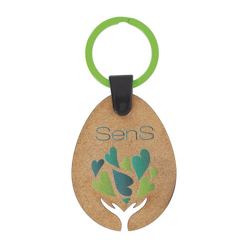 PORTE-CLES BOIS MAX 24CM² - 5