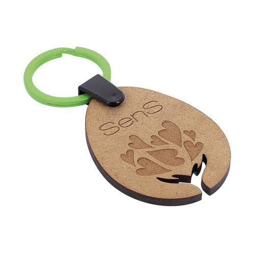 PORTE-CLES BOIS MAX 24CM² - 11
