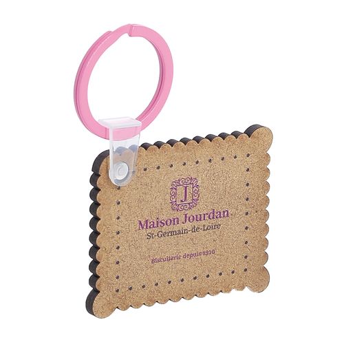 PORTE-CLES BOIS MAX 24CM² - 12