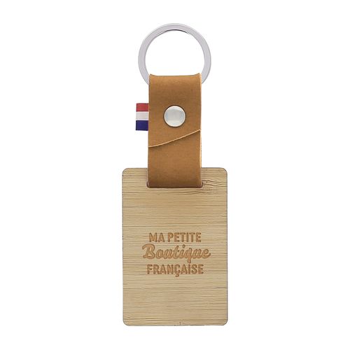 PORTE-CLES VEGETAL BAMBOU - 4