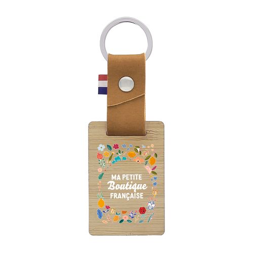 PORTE-CLES VEGETAL BAMBOU - 5