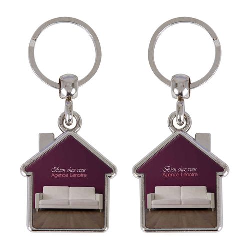PORTE-CLES MAISON 2 FACES - 3