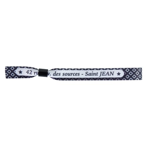 BRACELET RUBAN POLYEST SUR CDE - 3