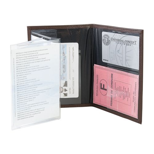 PORTE CARTE GRISE 4 VOLETS - 2