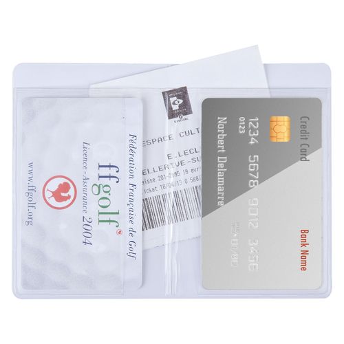 ETUI 2 CARTES PVC IMIT° CUIR - 14