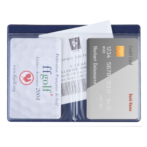 ETUI 2 CARTES PVC IMIT° CUIR - 16
