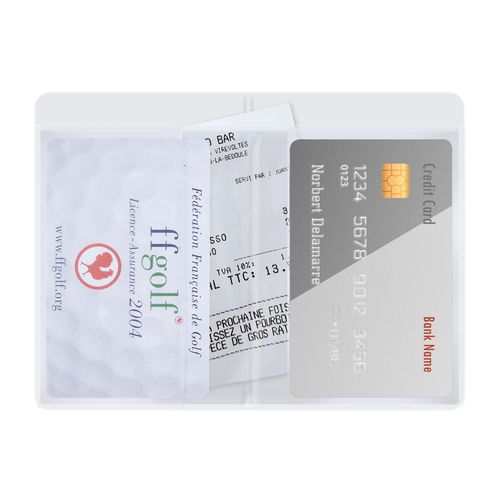 ETUI 2 CARTES PVC GOMME MAT - 3