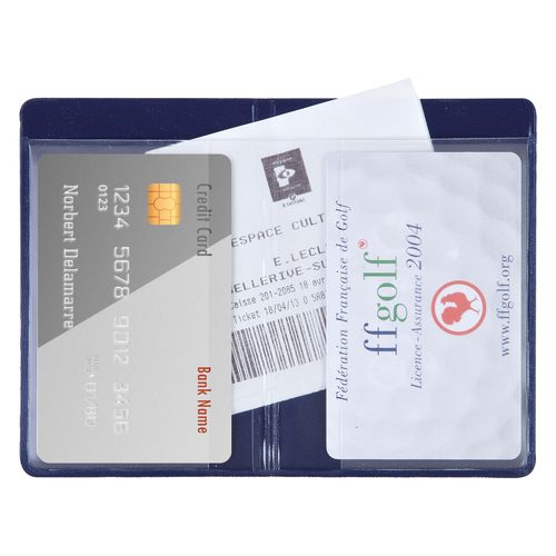 ETUI 2 CARTES PVC GOMME MAT - 13