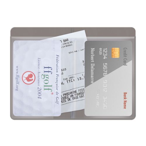 ETUI 2 CARTES PVC VELOURS - 3