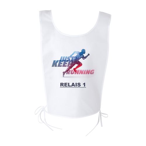 CHASUBLE BLANC SPORT ADULTE - 2