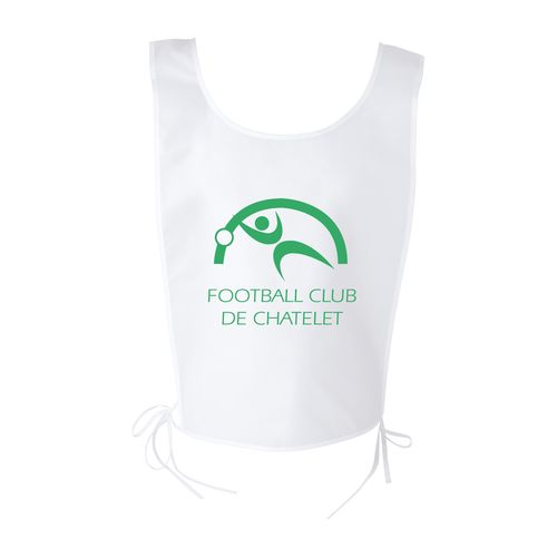 CHASUBLE BLANC SPORT ADULTE - 3