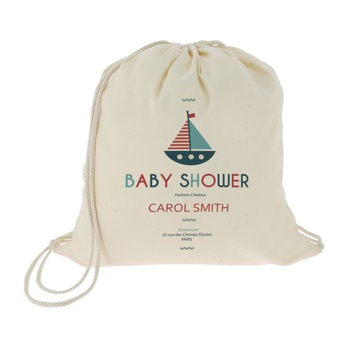 SAC A DOS FICELLE COTON - 5