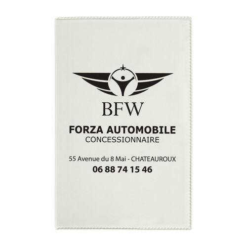 PORTE-CARTE GRISE PVC MAT - 3