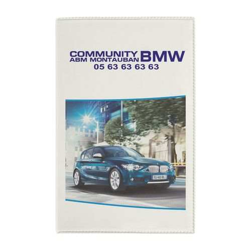 PORTE-CARTE GRISE PVC MAT - 5