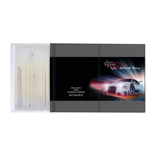 PORTE-CARTE GRISE IMIT CUIR - 5