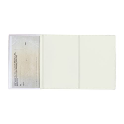 PORTE-CARTE GRISE PVC MAT - 2