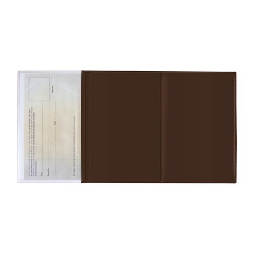 PORTE-CARTE GRISE PVC VERNI - 2