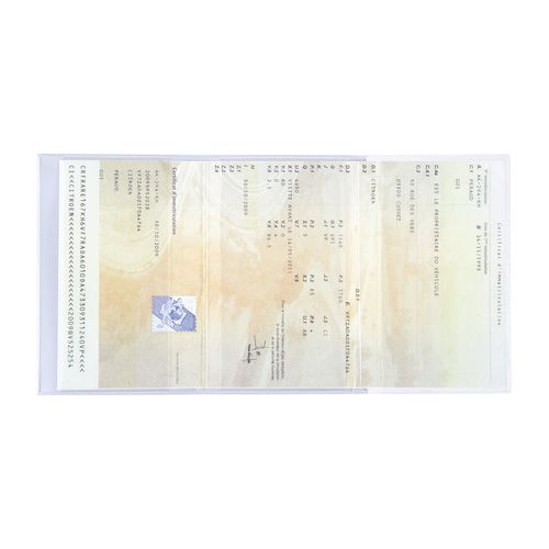 PORTE-CARTE GRISE PVC STANDARD - 3