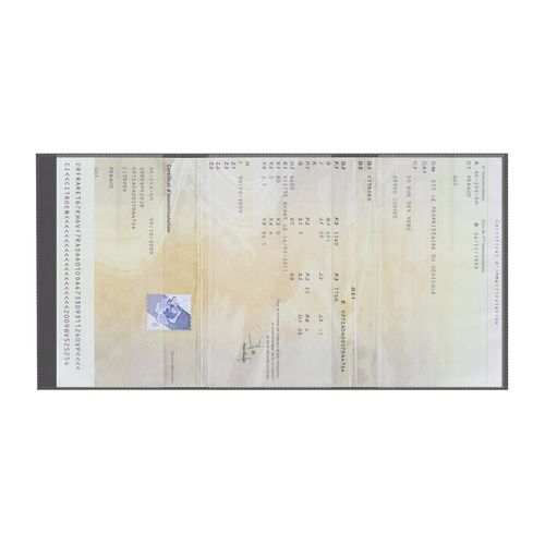 PORTE-CARTE GRISE IMIT CUIR - 3