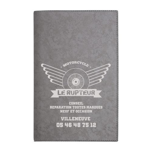 PORTE-CARTE GRISE PVC MARBRE - 4