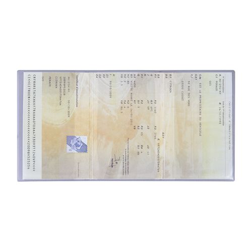 PORTE-CARTE GRISE MARBRE - 3