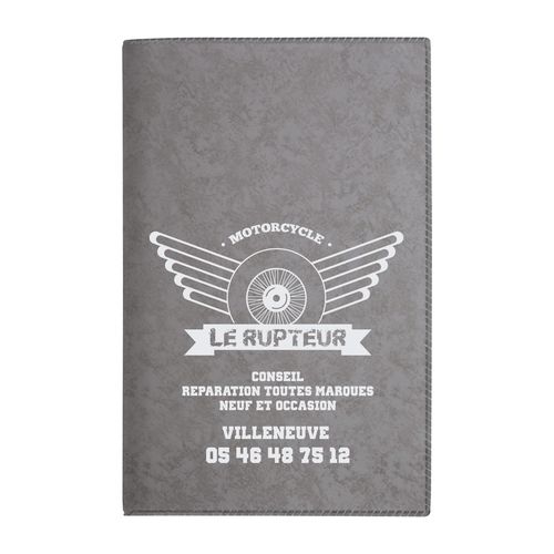 PORTE-CARTE GRISE PVC MARBRE - 3