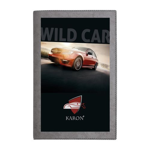 PORTE-CARTE GRISE PVC MARBRE - 5