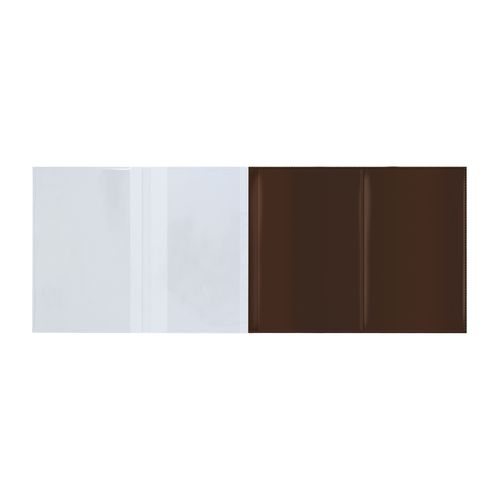 PORTE-CARTE GRISE PVC VERNI - 2