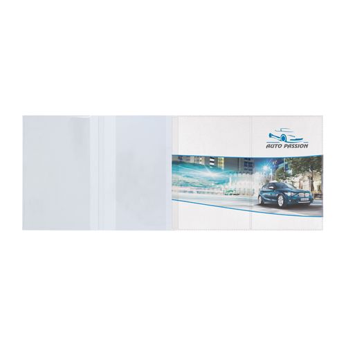 PORTE-CARTE GRISE PVC STAND. - 5