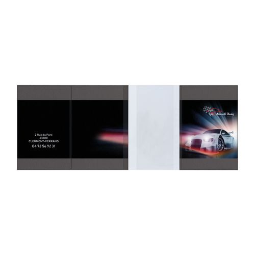 PORTE-CARTE GRISE IMIT CUIR - 5