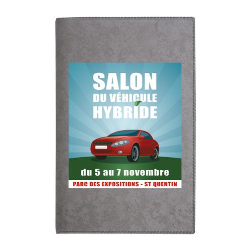 PORTE-CARTE GRISE PVC MARBRE - 4