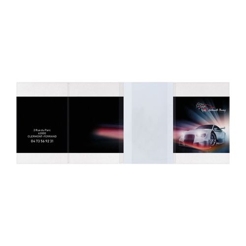 PORTE-CARTE GRISE PVC STAND. - 6