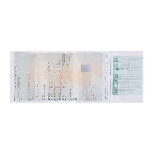 PORTE-CARTE GRISE PVC STAND. - 3