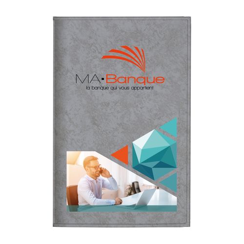 ETUI 2 CARTES PVC GOMME MARBRE - 6