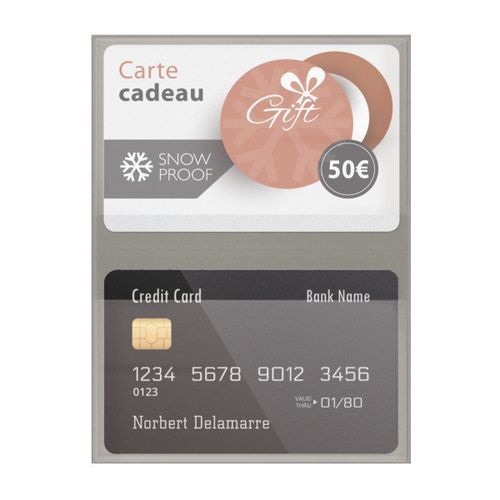 ETUI 2 CARTES PVC GOMME MARBRE - 3