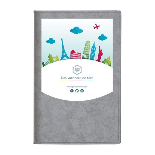 ETUI 12 CARTES PVC MARBRE - 5